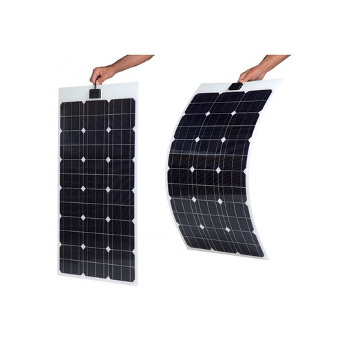 PANNEAU SOLAIRE SOUPLE 12V - MONOCRISTALLIN CELLULE SUNPOWER - TEDLAR BLANC - ETFE-ENERGIE MOBILE