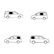 Miniature BAIES POUR VW CADDY MAXI 2008-2020 - CARBEST N°2