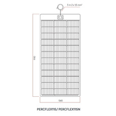 Miniature Panneau solaire souple PERC FLEX 12V - 115W / 145W / 210W /280W TEDLAR BLANC OU NOIR - ENERGIE MOBILE N°1