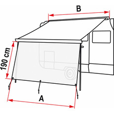 Miniature PAROI DE STORE SUN VIEW FIAMMA N° 4 Miniature PAROI DE STORE SUN VIEW FIAMMA N° 4