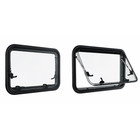 Miniature Baie Projetable CURVE  – Double Vitrage & Cadre Intégré Moustiquaire Occultante N°1