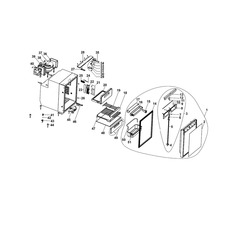 Pièces Détachées pour RÉFRIGÉRATEUR COOLMATIC CRX 80 - DOMETIC