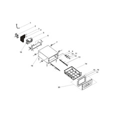 Pièces Détachées pour TIROIR REFRIGERANT A COMPRESSION COOLMATIC CD-30 - DOMETIC