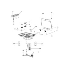 Pièces détachées pour Combiné 2 feux + évier avec couvercle en verre HSG 2445 DOMETIC