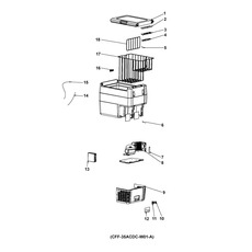 Pièces Détachées pour Glacière à Compression CFF 35 - DOMETIC