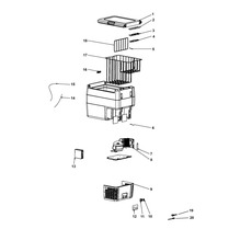 Pièces Détachées pour Glacière à Compression CFF 45 - DOMETIC