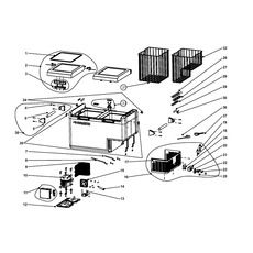 Pièces Détachées pour Glacière à Compression CFF 70 DZ- DOMETIC