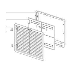 Grille de ventilation LS 230 DOMETIC