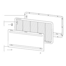 Grille de ventilation LS300 DOMETIC