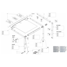 Pièces détachées pour Caravanstore 190-255 Version 2013/2014 FIAMMA