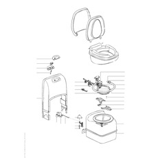 Pièces détachées pour toilettes C200 S / CS - THETFORD