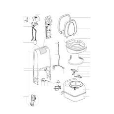 Pièces détachées pour Toilettes C200 CW - THETFORD