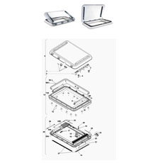 Pièces Détachées pour Lanterneau HEKI 3 PLUS - DOMETIC