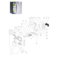 Pièces détachées pour Réfrigérateur CRP 040 DOMETIC 