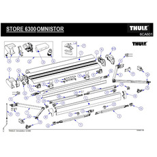 Pièces Détachées pour Store OMNISTOR 6300 - THULE