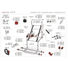 Porte Vélos Carry bike Lift 77 - FIAMMA