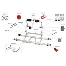 Piéces détachées pour porte velos CARRY BIKE CL (VERSION 2008) - FIAMMA