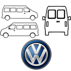 Baies en verre teinté sécurit pour Volkswagen Crafter - 2007-2016 / depuis 2017 Baies en verre teinté sécurit pour Volkswagen Crafter - 2007-2016 / depuis 2017