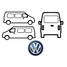 Baies en verre teinté de sécurité pour T4 1990 à 2004 - T5 2004 à 2016- T6.1/T6/T52004 T6.1/T62016