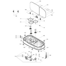 Pièces détachées Combiné 3 feux + évier avec couvercle HSG 3436 DOMETIC