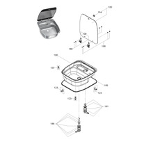 Pièces détachées pour évier carré SNG 4044 - DOMETIC