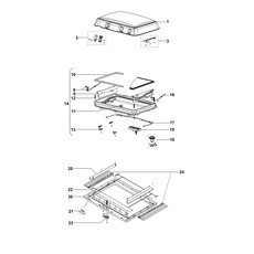 Pièces détachées Midi Heki à Manivelle - DOMETIC