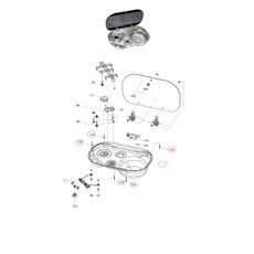 Combiné 2 feux + Evier avec Couvercle HSG 2440 R / MO8322