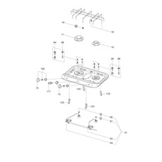 Pièces détachées Plan de Cuisson 2 feux PI2200 - DOMETIC