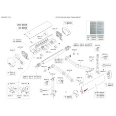 Pièces détachées pour store F65 Polar White / Titanium 450-490  - FIAMMA