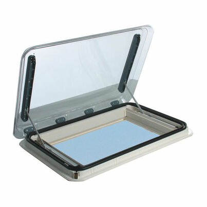 Trappe De Toit Pour Camping-car/caravane - 42x42 Cm, Avec Moustiquaire, Aération Manuelle