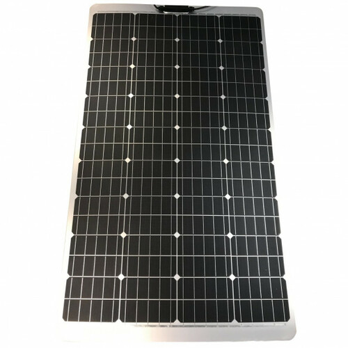 kit panneau solaire semi-flex 100 watts+ régulateur mppt + colle