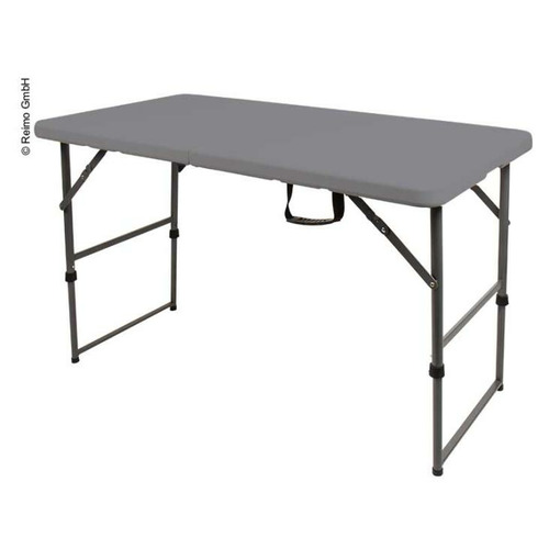 table pliante  easy i  grise - réglable en hauteur