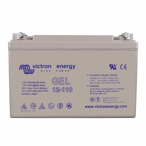 batterie solaire 110ah gel 12v - victron