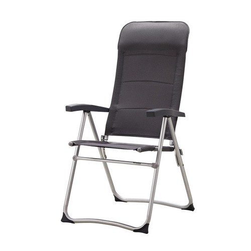 chaise de camping anthracite zenith - westfield attention produit neuf avec défaut d'aspect suite à un sinistre transport - produit neuf jamais utilisé